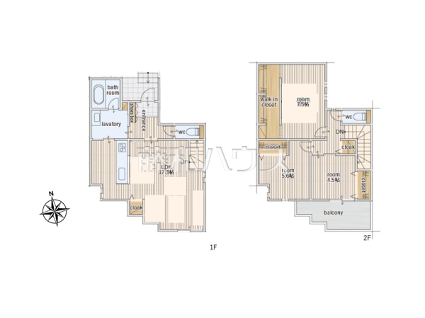 間取図　【春日井市中野町１丁目】