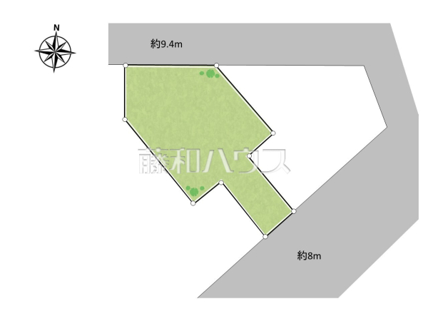区画図　【富士見市水谷２丁目】