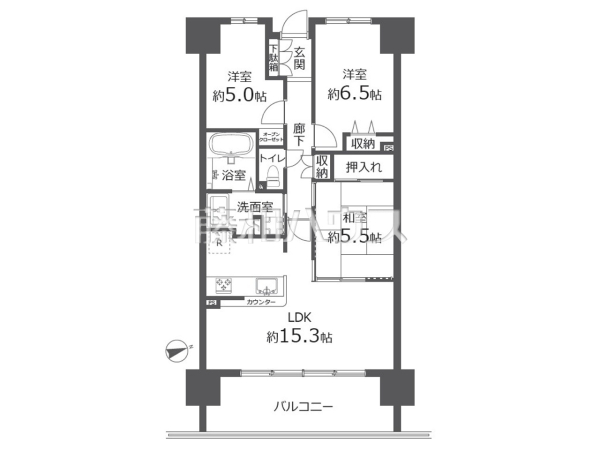 間取図　【リーデンススクエア所沢】