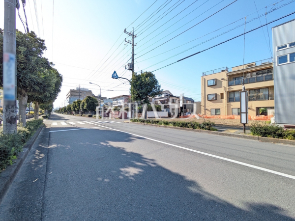 接道状況および現場風景　【八王子市元本郷町２丁目】