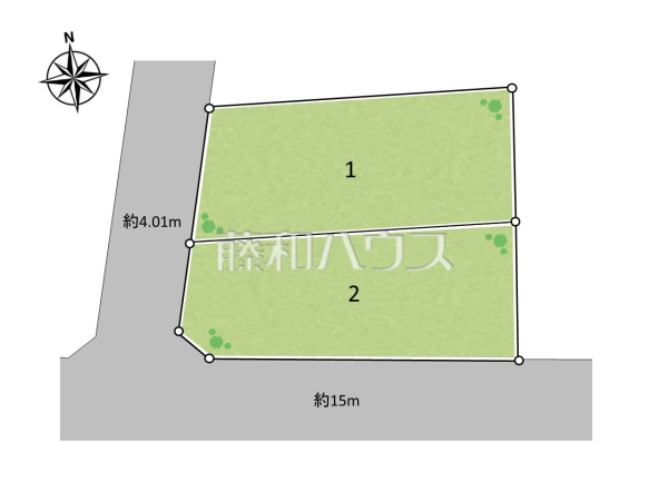 全体区画図　【八王子市元本郷町２丁目】
