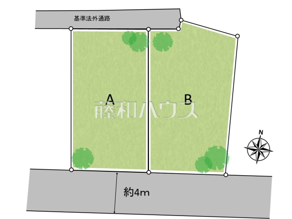 全体区画図　【小金井市前原町４丁目】
