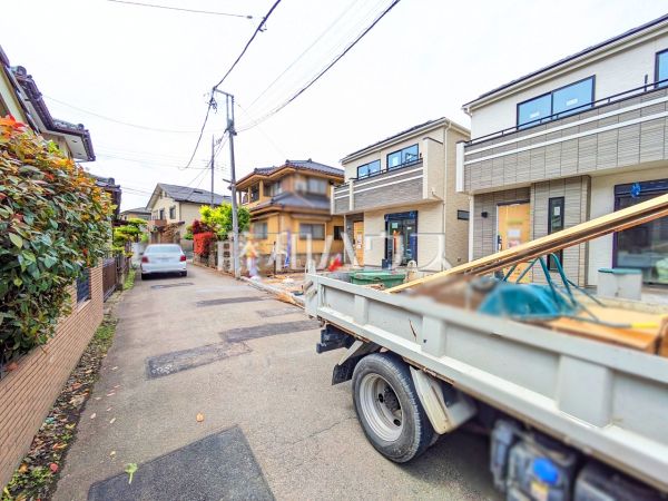接道状況および現場風景　【小金井市前原町４丁目】
