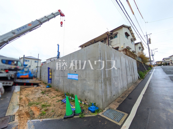 接道状況および現場風景　【福岡市東区八田３丁目】