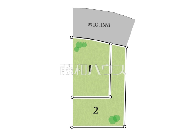府中市西府町4丁目　全2区画　宅地分譲物件画像