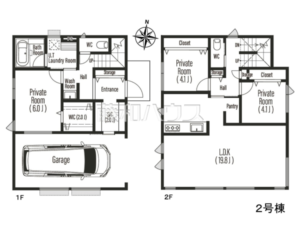 間取図　【所沢市花園４丁目】