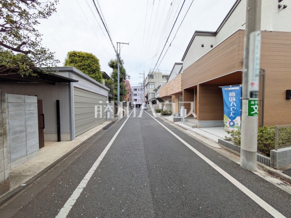 接道状況および現場風景　【杉並区下井草３丁目】