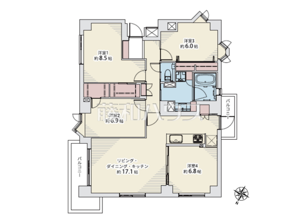 間取図　【ホームズ杉並阿佐ヶ谷】