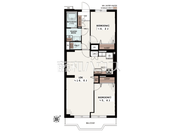 間取図　【志木ニュータウン東の森壱番街六号棟】