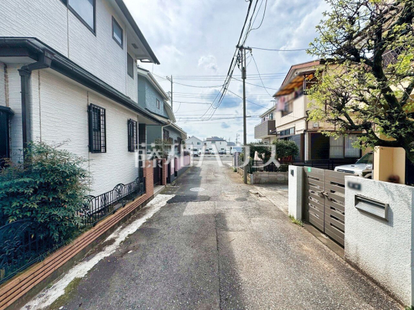 接道状況および現場風景　【東久留米市幸町３丁目】