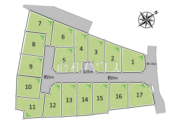 全体区画図　【八王子市小宮町】