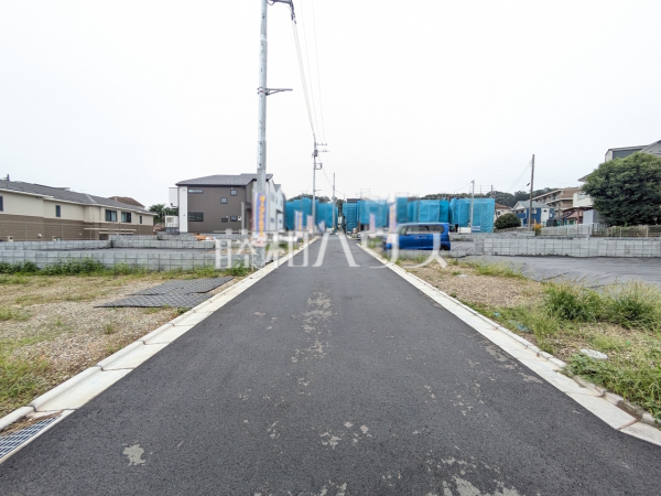接道状況および現場風景 【八王子市小宮町】 接道状況および現場風景 【八王子市小宮町】