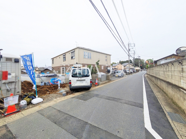 接道状況および現場風景　【和光市下新倉４丁目】