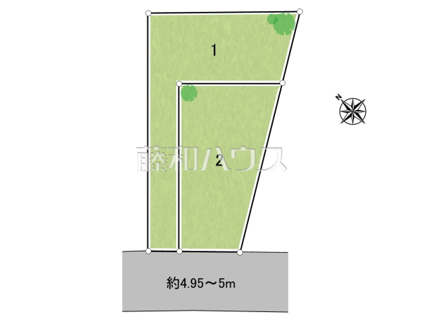 全体区画図　【和光市下新倉４丁目】