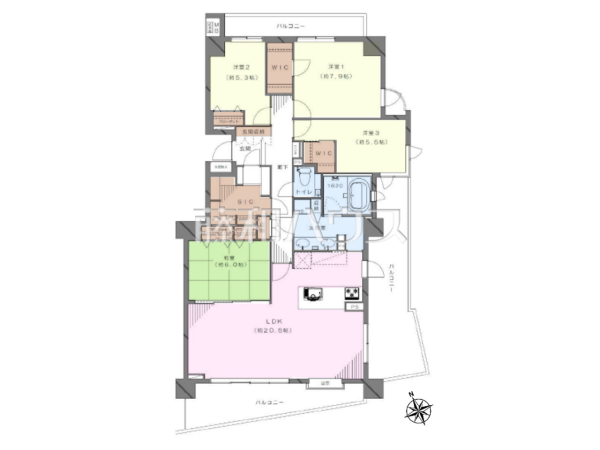 間取図　【アイムふじみ野西三番館】
