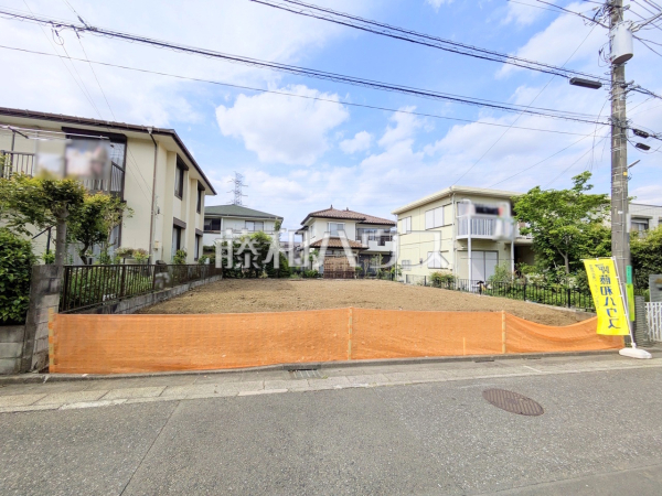 ≪現地外観≫綺麗な整形地のため、思い描いているイメージをカタチにしやすい土地【多摩市聖ヶ丘２丁目】