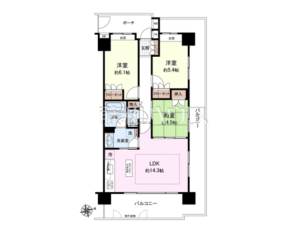 間取図　【大泉学園ノーブルスクエア　】