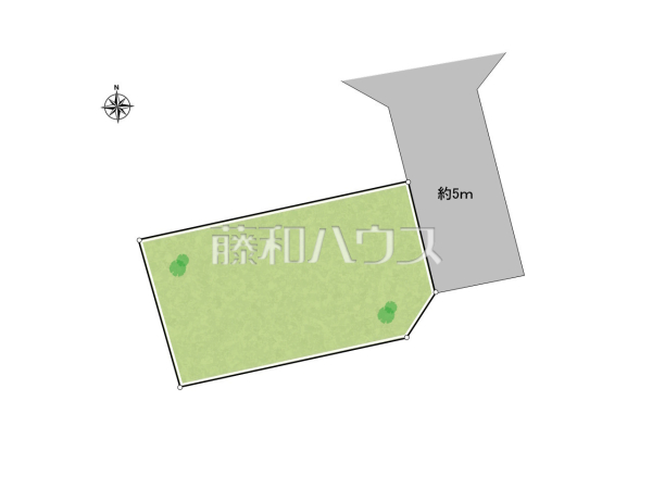 全体区画図　【東大和市中央４丁目】