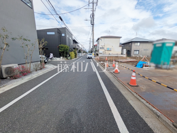 接道状況および現場風景　【練馬区大泉学園町６丁目】