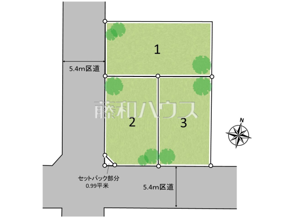 全体区画図　【杉並区上井草２丁目】
