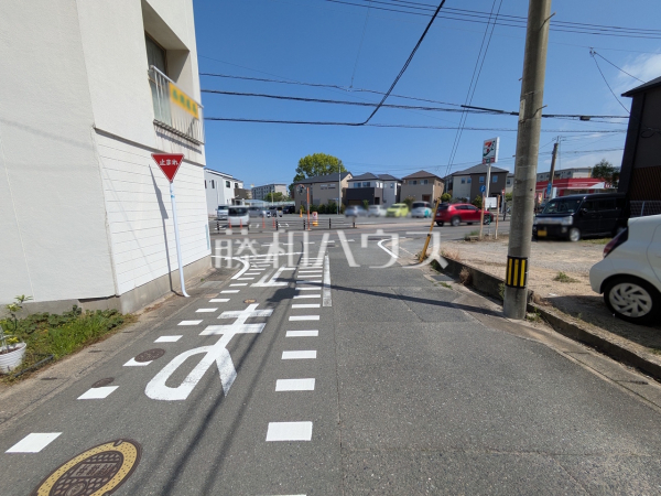 接道状況および現場風景　【福岡市早良区南庄３丁目】