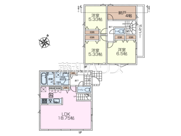 間取図 【東大和市南街3丁目】 間取図 【東大和市南街3丁目】