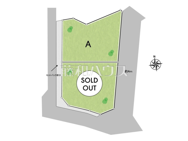 全体区画図　【立川市羽衣町３丁目】