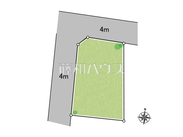 全体区画図　【小金井市東町１丁目】