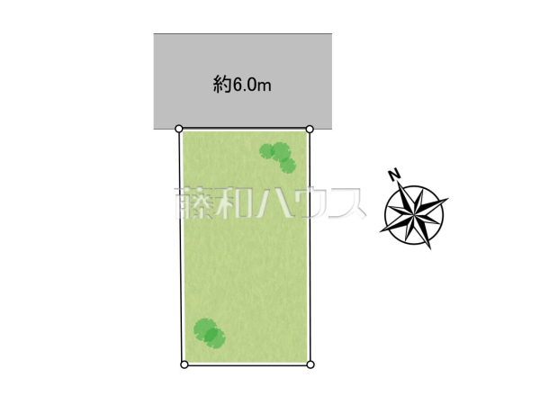 全体区画図　【世田谷区玉川４丁目】
