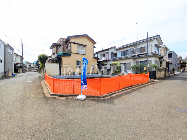 接道状況および現場風景　【新座市野寺４丁目】