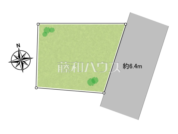 全体区画図　【昭島市緑町５丁目】