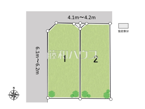 全体区画図　【福岡市東区美和台３丁目】