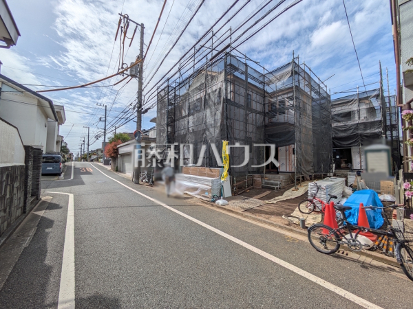 接道状況および現場風景　【練馬区大泉学園町８丁目】