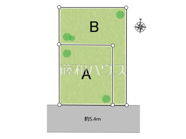 全体区画図　【練馬区大泉学園町８丁目】