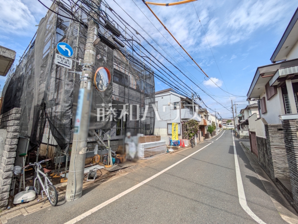 接道状況および現場風景　【練馬区大泉学園町８丁目】