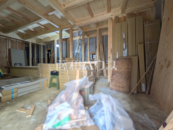 B号棟　建築中内観　【練馬区大泉学園町８丁目】