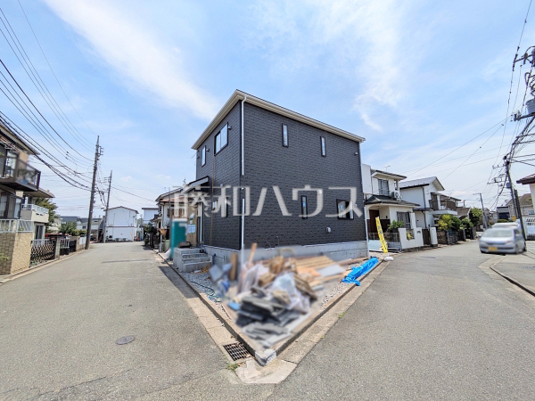 ≪接道状況≫ここに住む方を想像して、着々と建築しております！【府中市若松町３丁目】