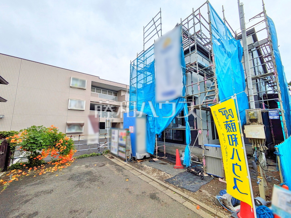 接道状況および現場風景　【世田谷区祖師谷６丁目】