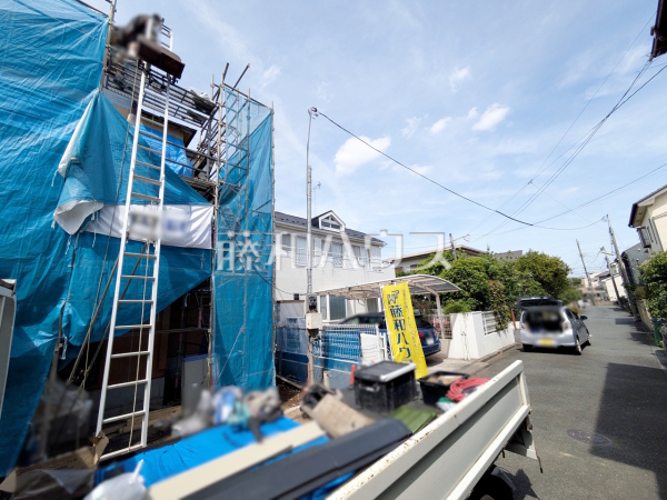 接道状況および現場風景　【世田谷区祖師谷６丁目】