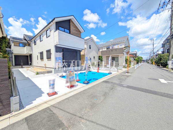 接道状況および現場風景　【小平市花小金井８丁目】
