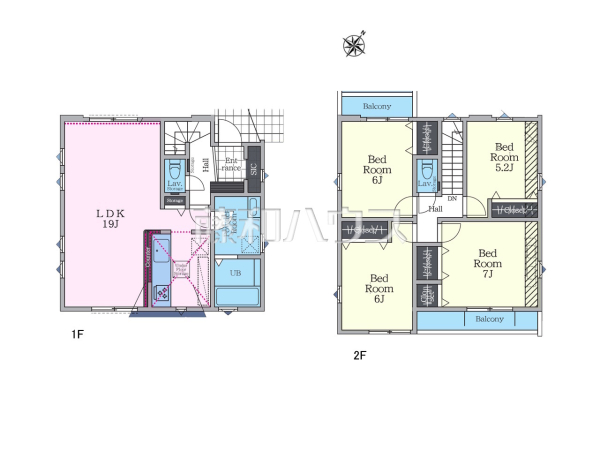 間取図　【八王子市長沼町】