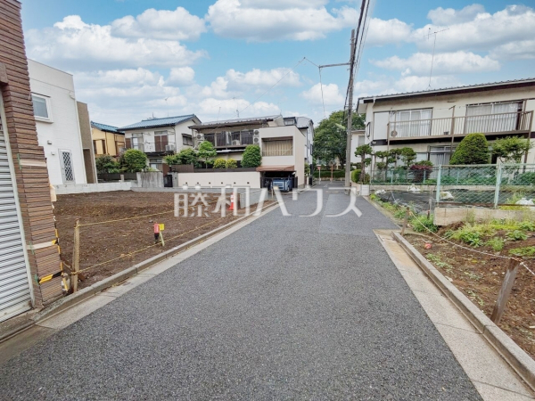 接道状況および現場風景　【世田谷区北烏山７丁目】