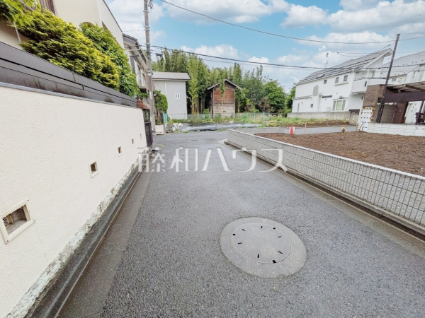 接道状況および現場風景　【世田谷区北烏山７丁目】