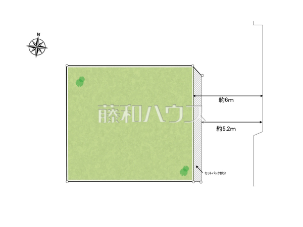 全体区画図　【世田谷区北烏山７丁目】