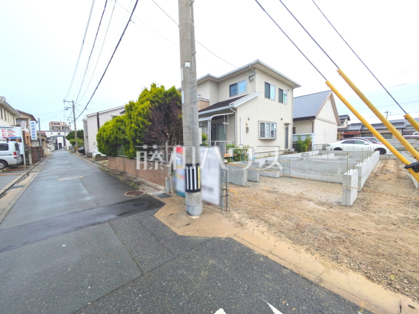 接道状況および現場風景　【福岡市西区小戸３丁目】