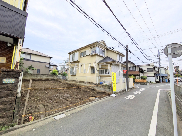 接道状況および現場風景　【調布市染地３丁目】