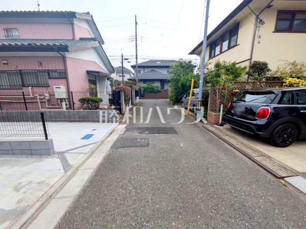 接道状況および現場風景　【府中市朝日町１丁目】