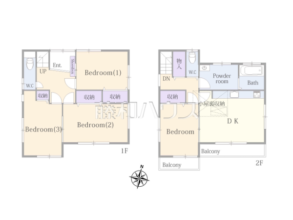 間取図　【東大和市立野１丁目】