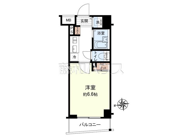 間取図　【ラグジュアリーアパートメント東中野】