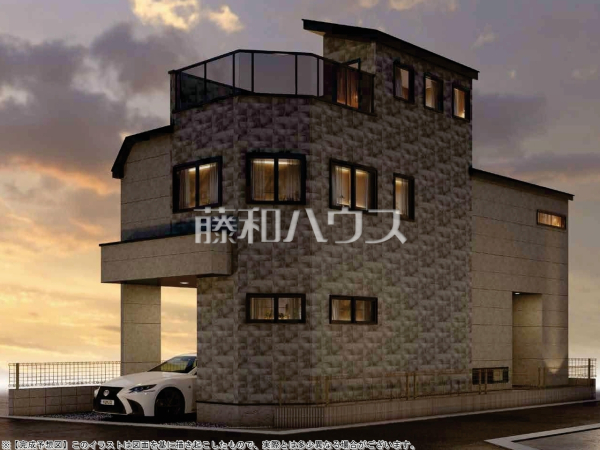 完成予想図（外観）　【練馬区平和台２丁目】